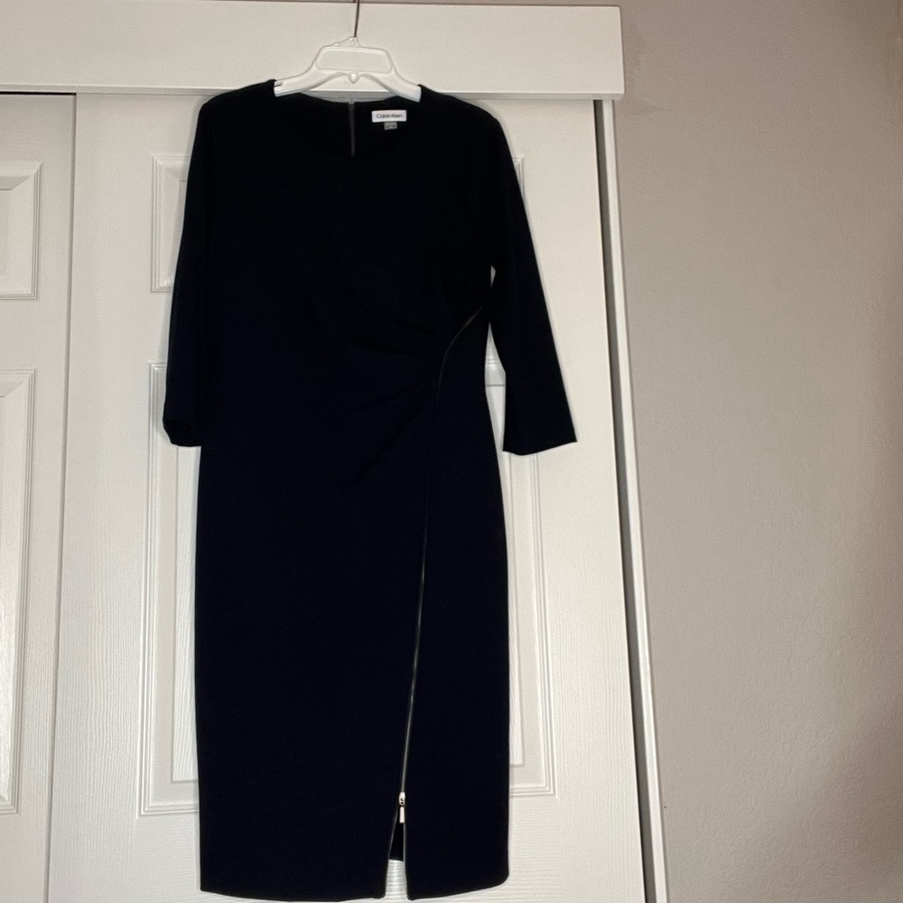 Calvin Klein Dress, Navy blue. Size 12.